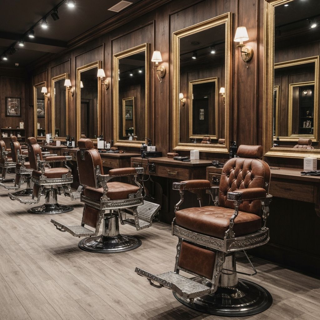 Evolve Barbering interior